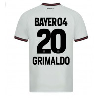 Fotbalové Dres Bayer Leverkusen Alejandro Grimaldo #20 Venkovní 2023-24 Krátký Rukáv